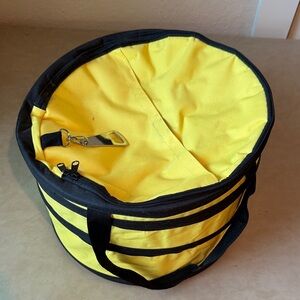 Yellow and Black Collapsible insulated Bucket